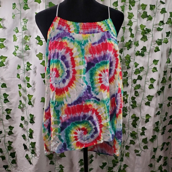 TieDye Plus Crop Top - Picture 2 of 6